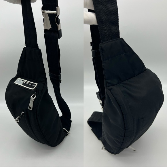 Authentic Prada Logo Patch nylon belt bag - Picture 4 of 10